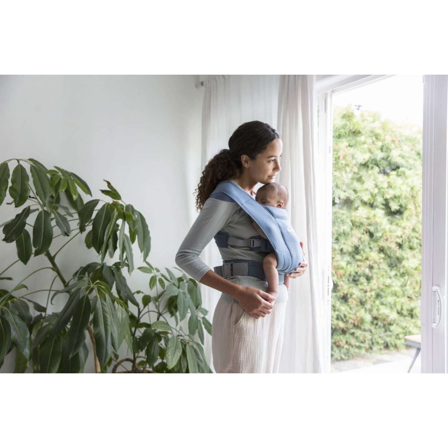 Ergobaby Embrace Oxford Blue Slingoteka онлайн магазин