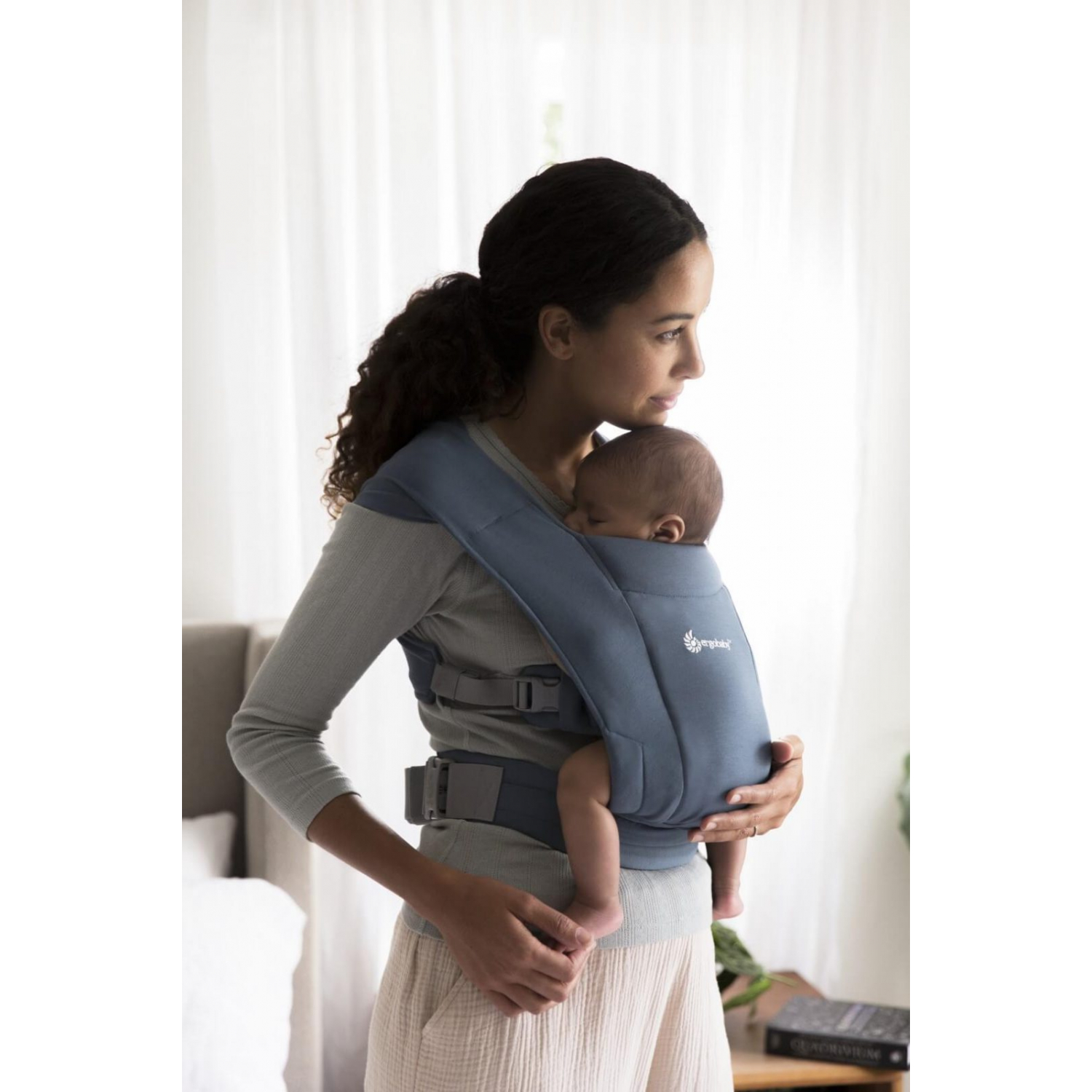 Ergobaby Embrace Oxford Blue Slingoteka онлайн магазин