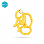 Matchstick Monkey Mini Monkey Teether чесалка с апликатор - жълта