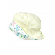 Maximo 6844 лятна шапка две лица, св.зелена, цветя UPF30+