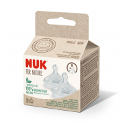 NUK for NATURE биберон за храна силикон 0+ S, 2бр. Softer