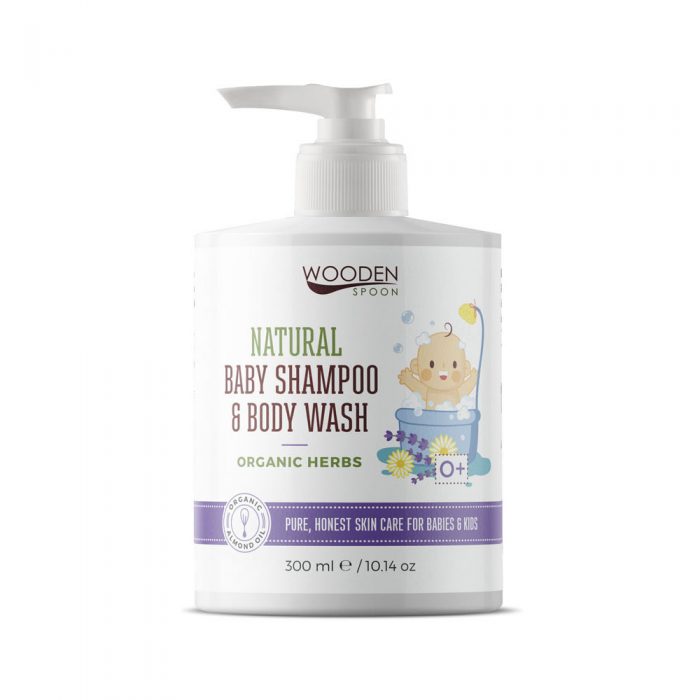 Baby body wash organic herbs